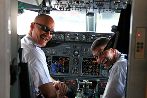 Entrée dans le cockpit : pilotage