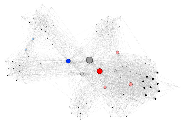 Maillage interne Gephi visualisation 3